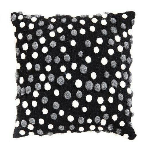 Popcorn Wool Pillow, 17&quot;