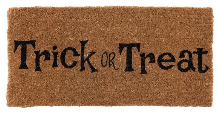 Trick Or Treat Door Mat