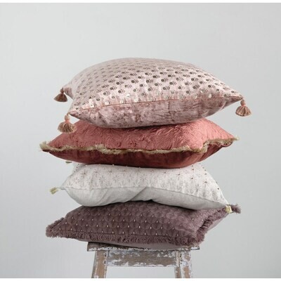 Goldie Cotton Pillow, 18"
