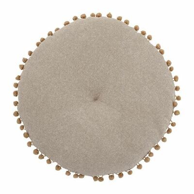 Trixie Round Cotton Pillow 16"