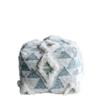 Dana Wool Blend Fringed Pouf