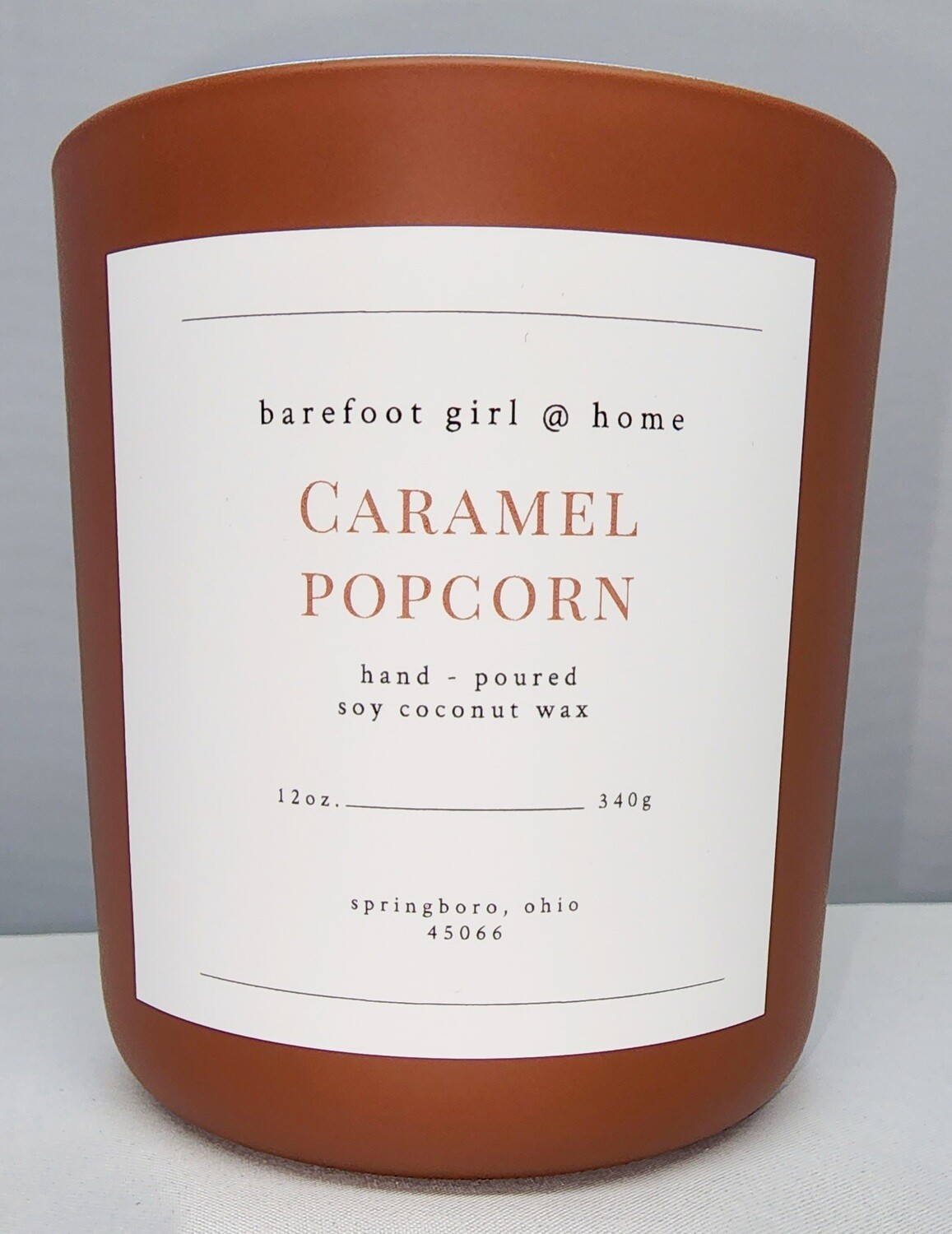 Caramel Popcorn Candle 12oz