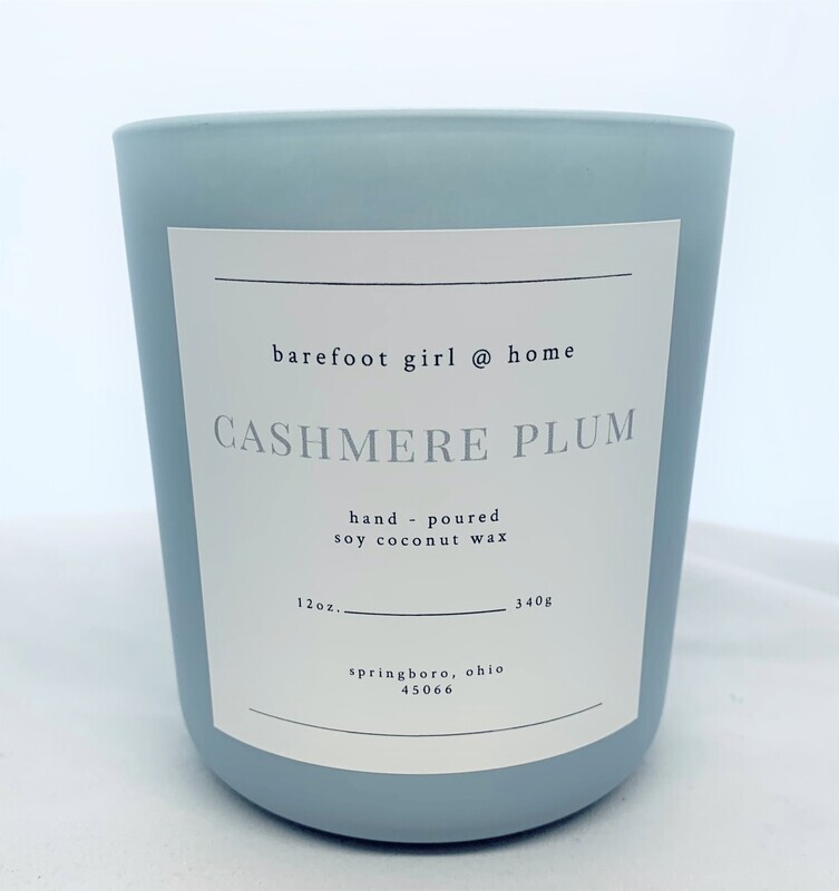 Cashmere Plum Candle 12oz
