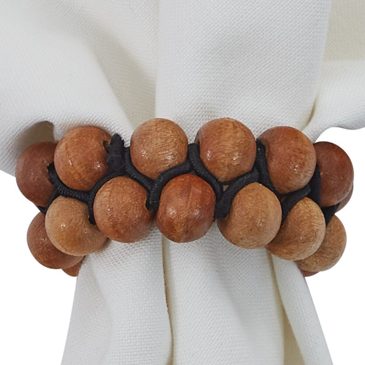 Wooden Bead Napkin Ring
