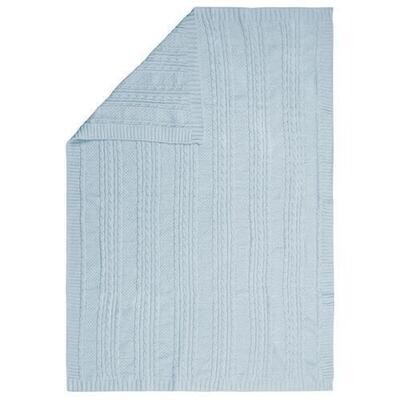 Chenille Blanket, Blue 31x41