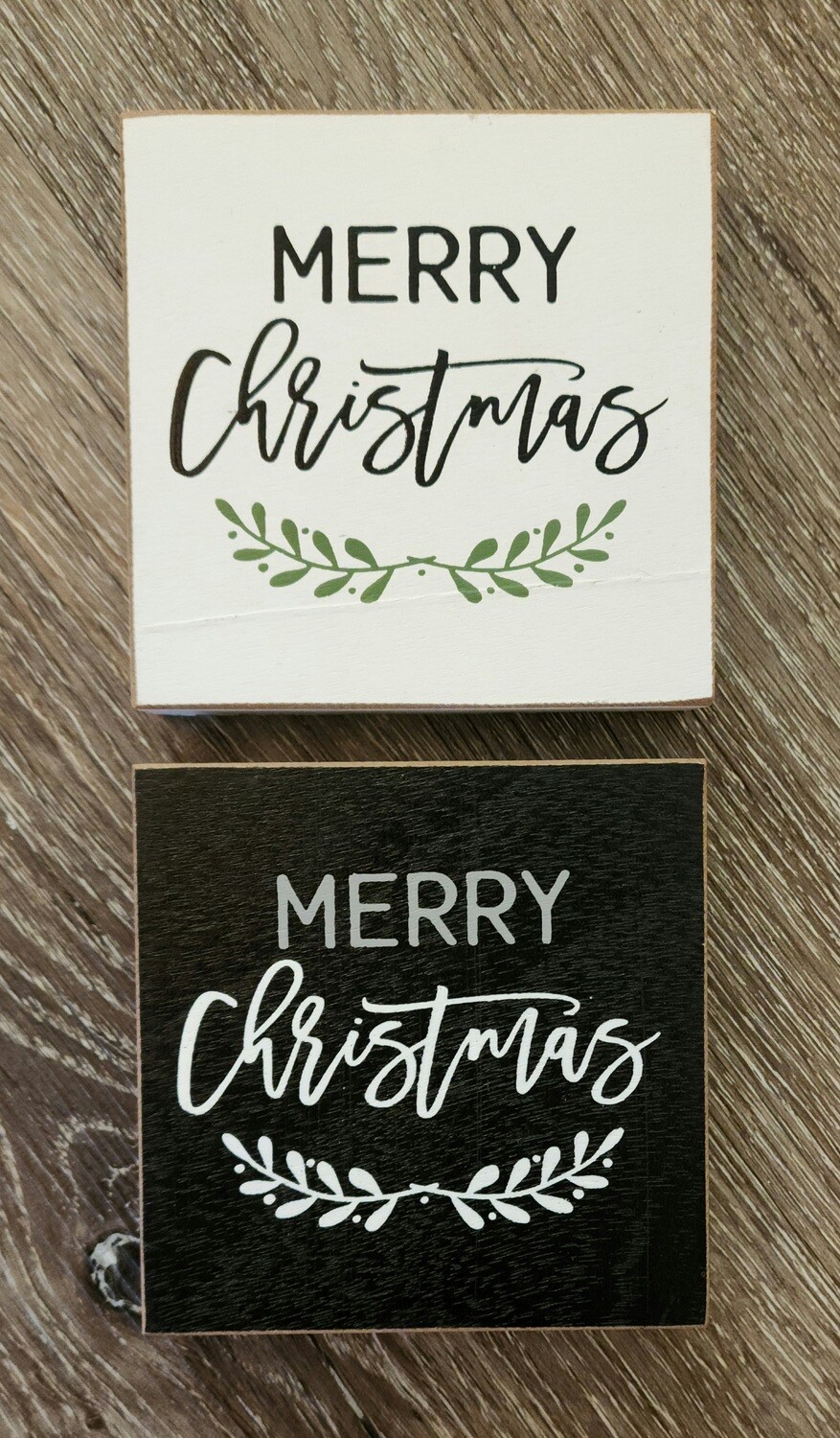 B&amp;W Mini Christmas Block