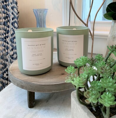 Sea Salt &amp; Orchid Candle 12 oz