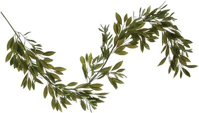 80" Olive & Bay Leaf Garland