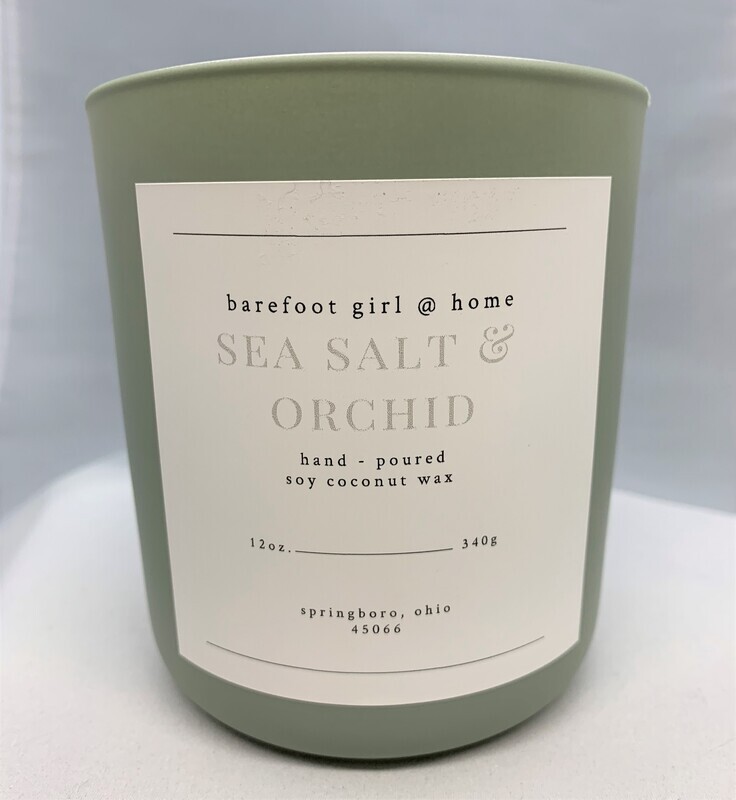 Sea Salt &amp; Orchid Candle 12 oz