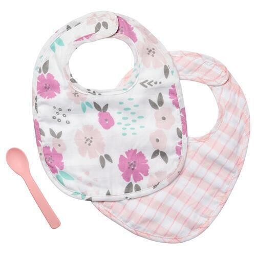 Muslin Bib Set, Flower
