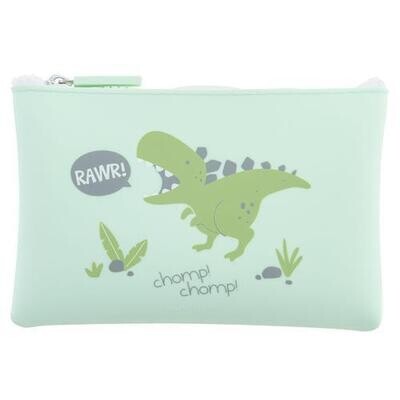 Teether W/ Travel Pouch, Dinosaur