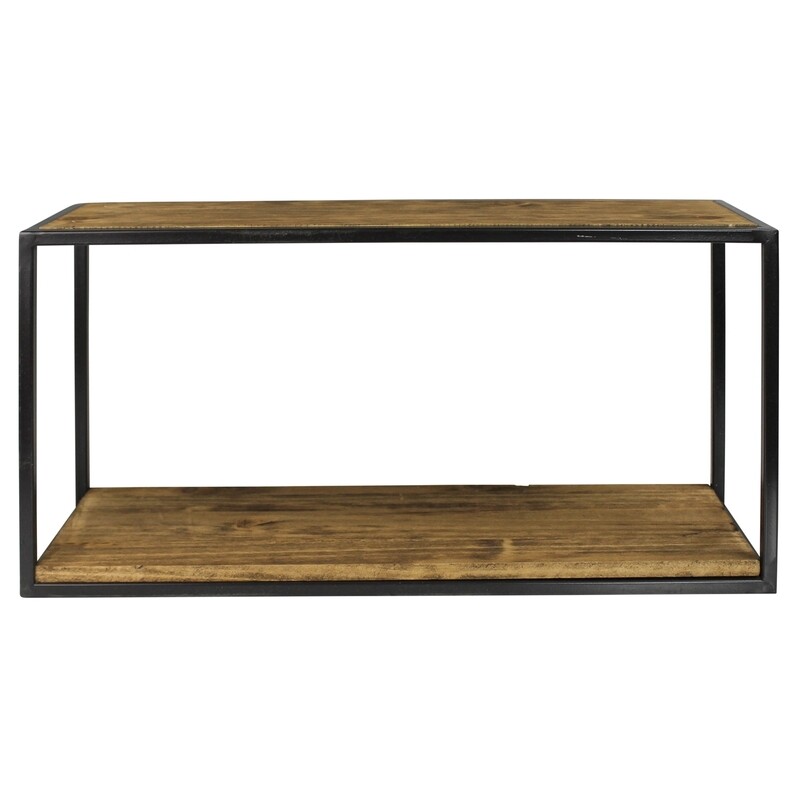 Milo Wood &amp; Metal Shelf
