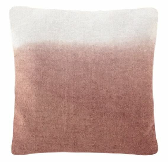 Ombre Linen Pillow, Terracotta 20x20