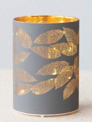Light Up Autumn Leaves Container