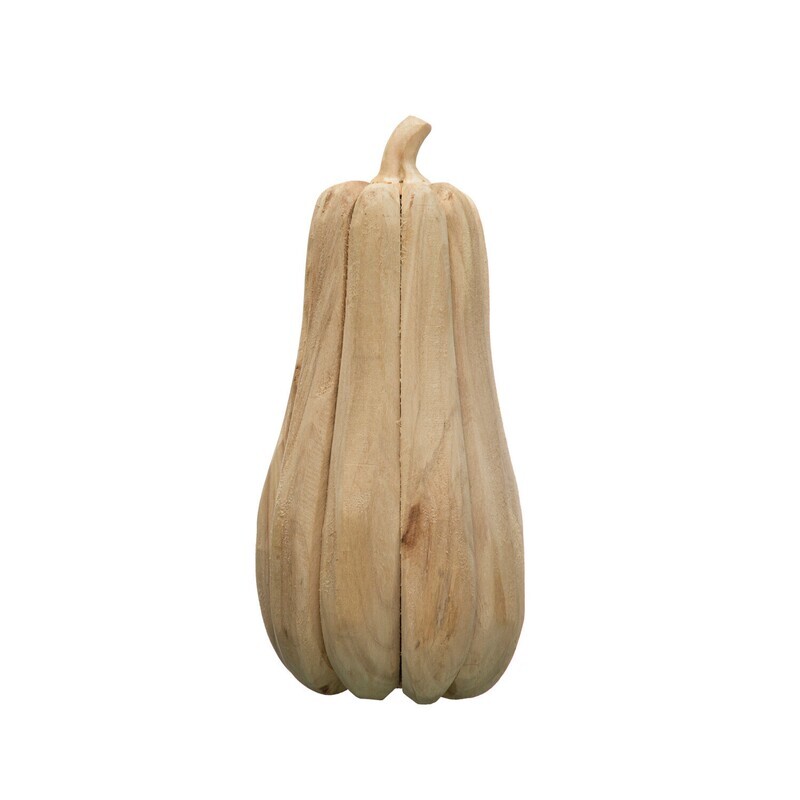 Tall Wooden Pumpkin