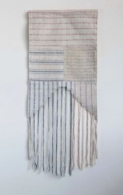 Boho Patchwork Textile Wall Hanging