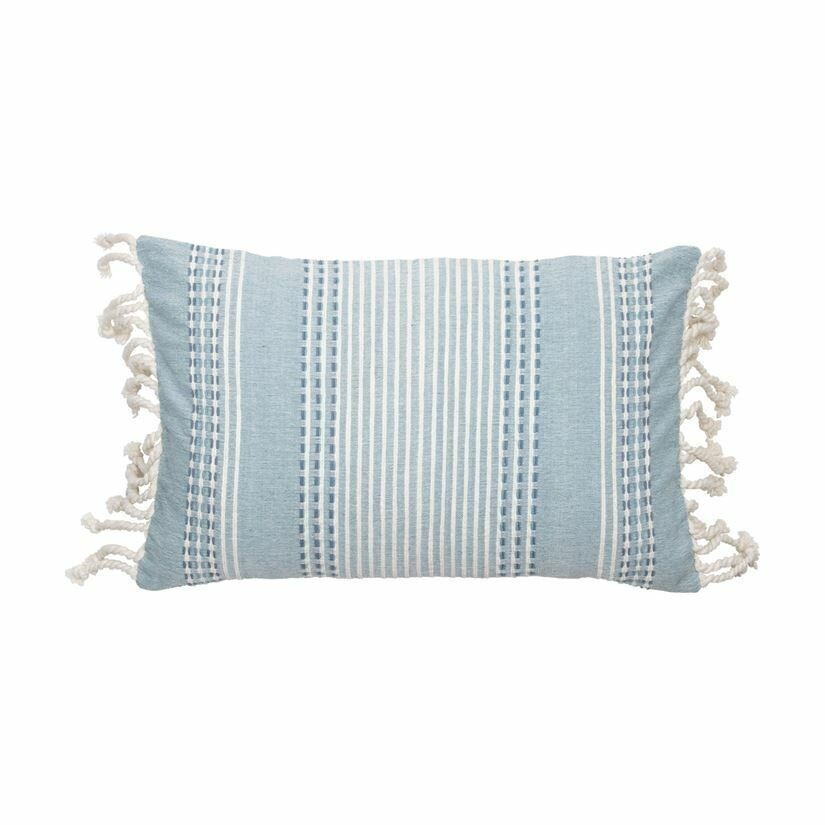 Nila Pillow 14x22, Blue