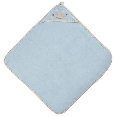 Hooded Bath Towel, Shark