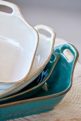 Sardegna Oval Baker - White