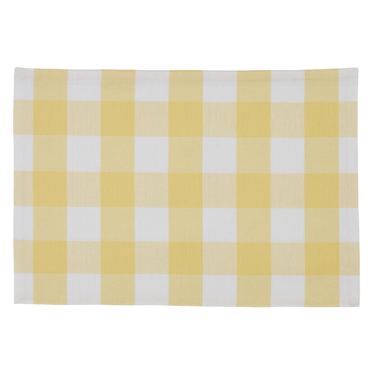 Wicklow Yellow Check Placemat