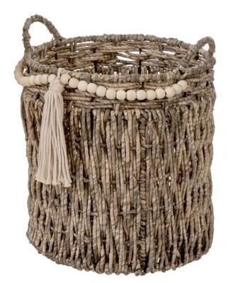 Bohemian Grass Basket, Small