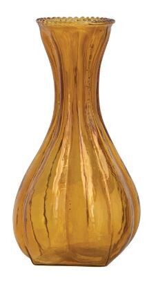 Vintage Mini Vase, Amber