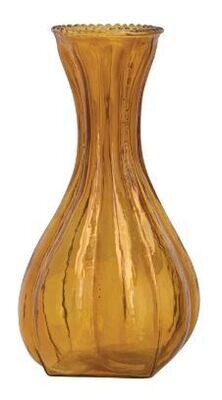 Vintage Mini Vase, Amber