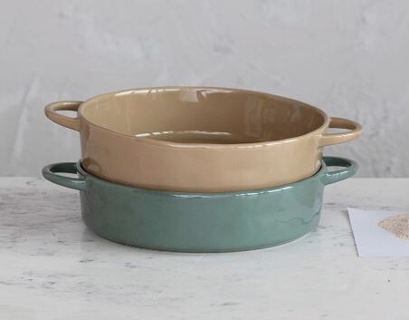 2qt. Stoneware Baker