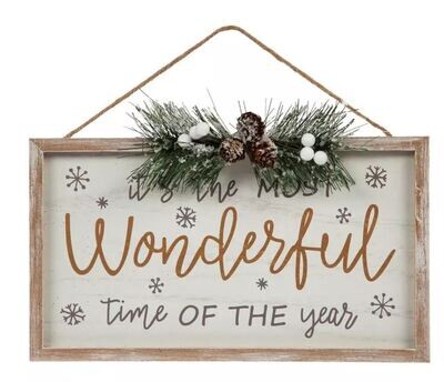 &quot;It&#39;s The Most Wonderful...&quot; Sign
