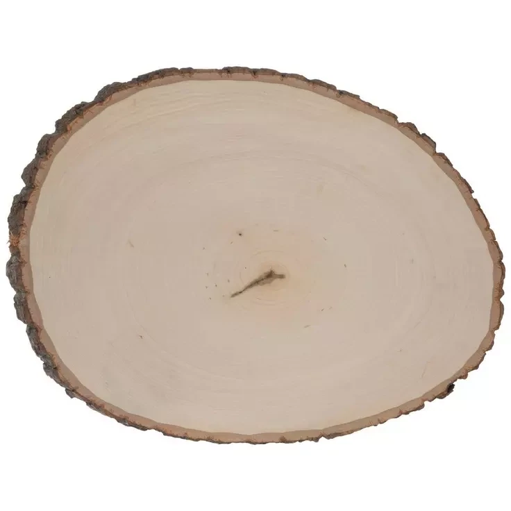 Live Edge Round Wood Riser