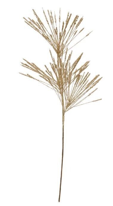 Gold Glitter Pine Spray