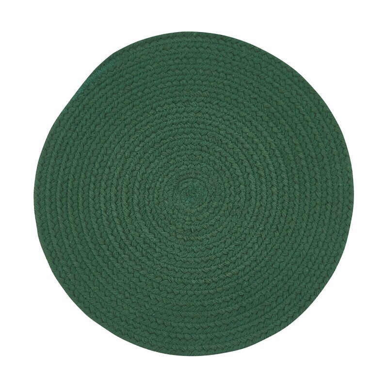 Essex Round Placemat, Green
