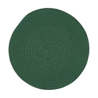Essex Round Placemat, Green