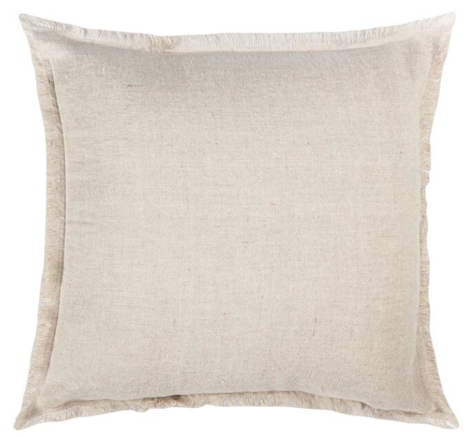 Beige Linen Pillow, 20x20