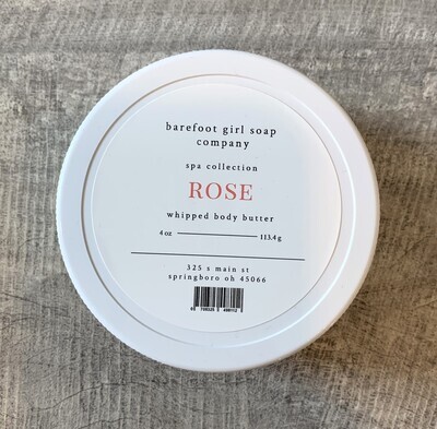 Rose Body Butter, 4oz