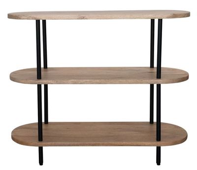Mango Wood 3 Tiered Console Table