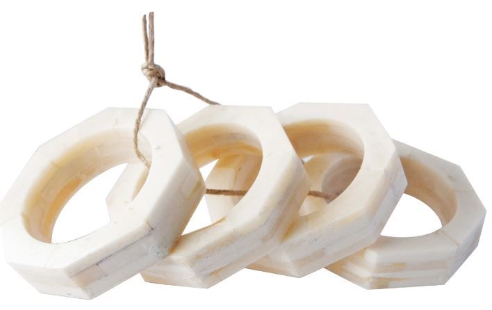 Octagonal Resin Napkin Ring