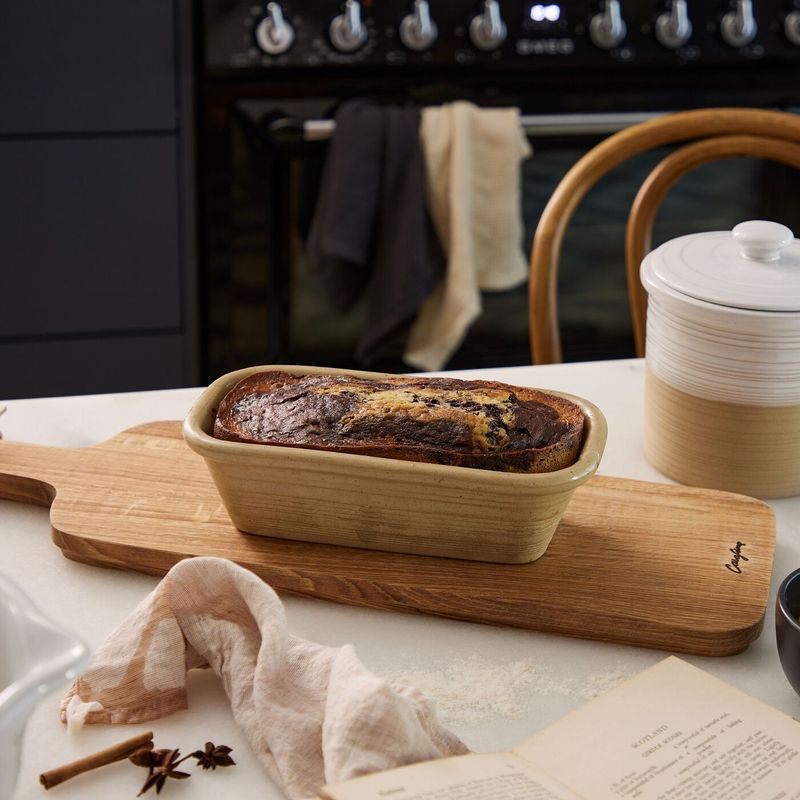 Stoneware Loaf Pan, Ginger