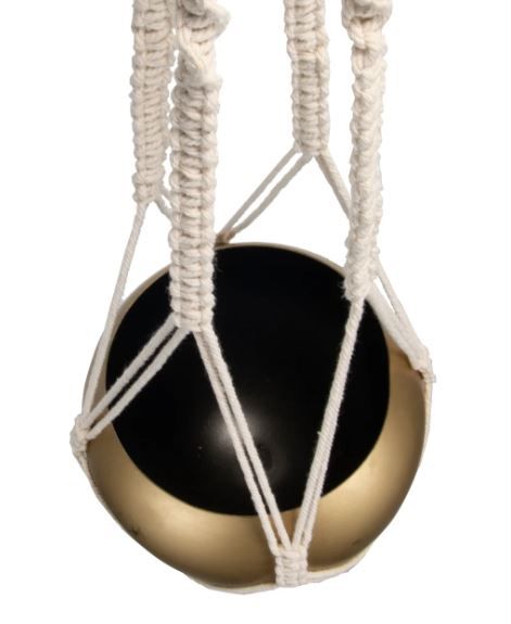 Round Metal Hanging Planter