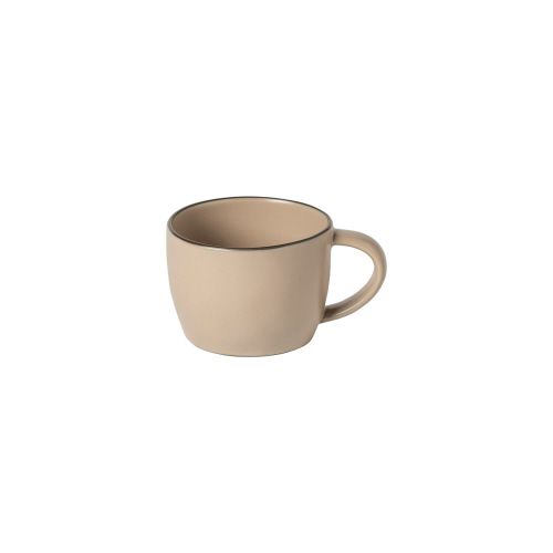 Stacked Organic Mug, Light Taupe