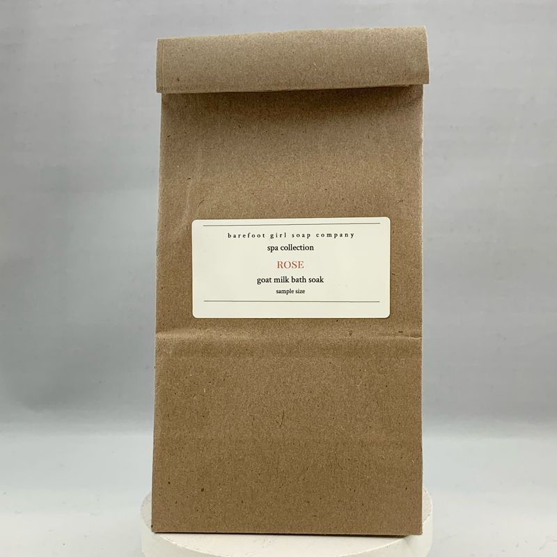 Rose Bath Soak 4 oz Sample Size