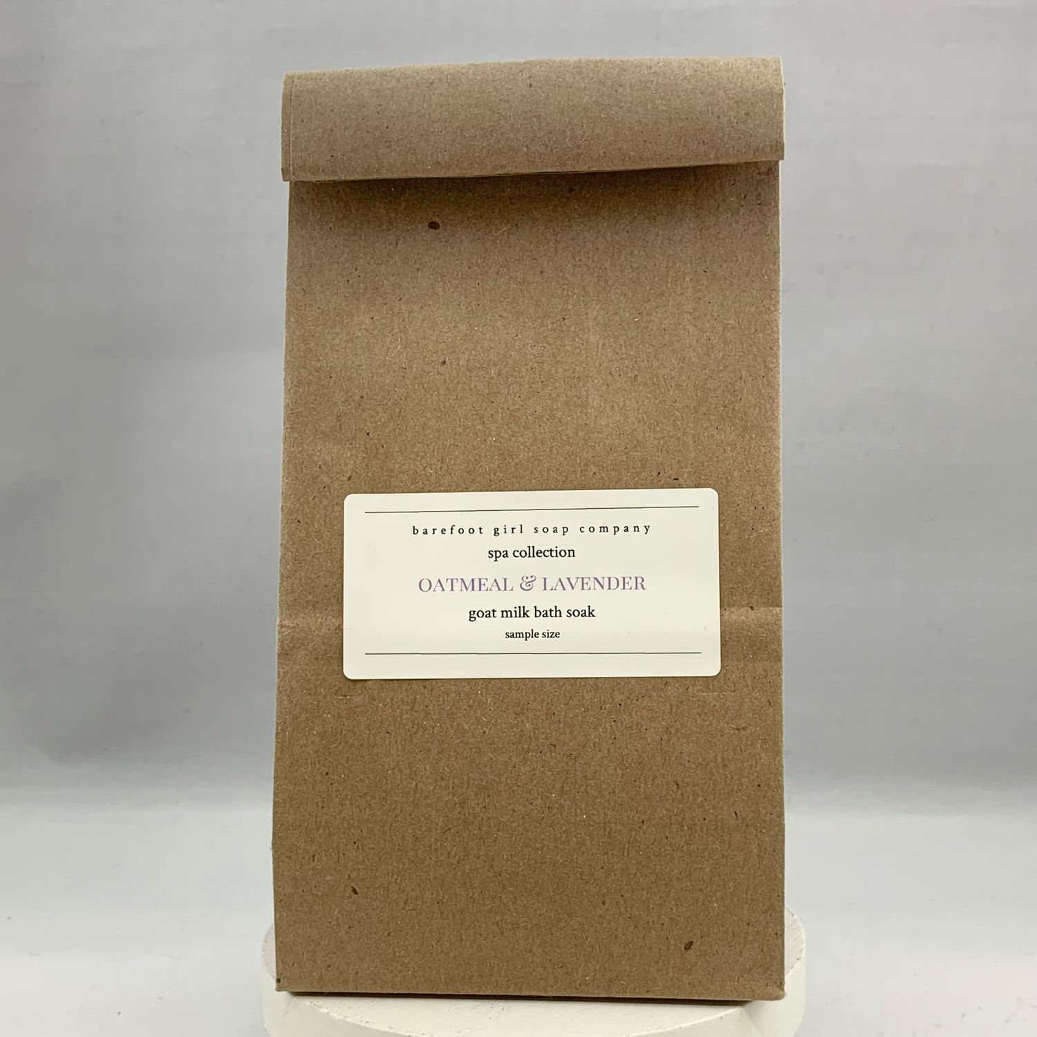 Oatmeal &amp; Lavender Bath Soak 4 oz Sample Size