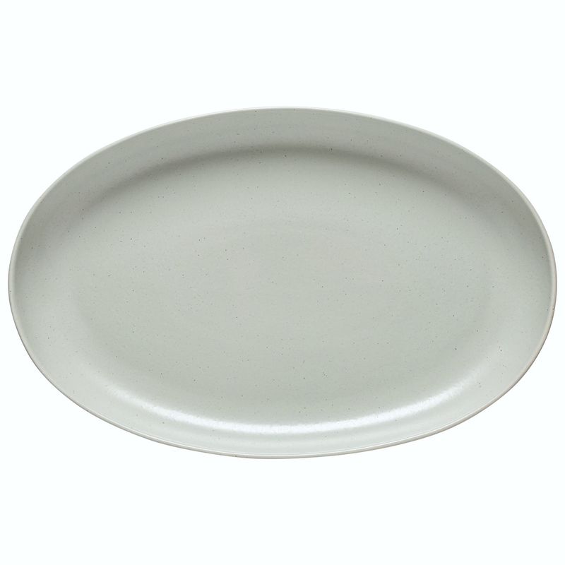 Pacifica Oval Platter, Oyster Grey