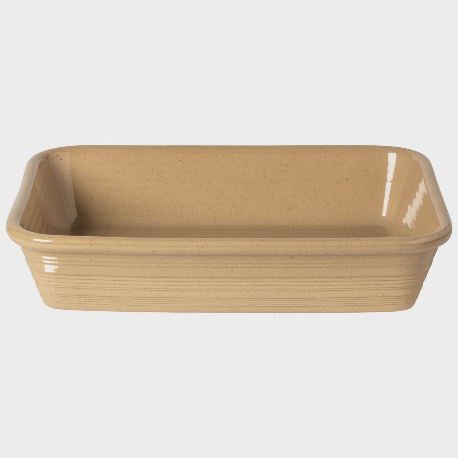 Lg Stoneware Rectangular Baker, Ginger