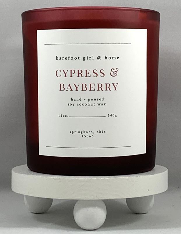 Cypress &amp; Bayberry Candle 12oz