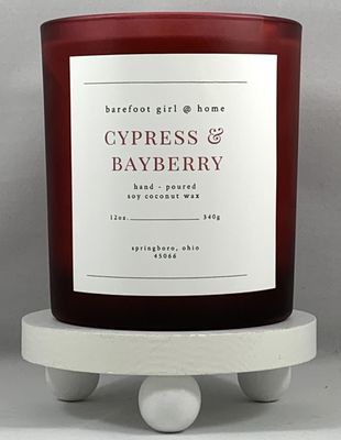 Cypress &amp; Bayberry Candle 12oz