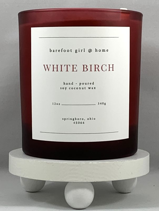 White Birch Candle 12oz