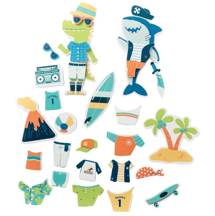 Dress Up Bath Toy, Shark/Dino