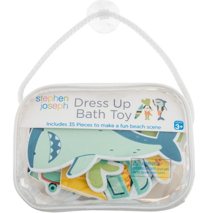 Dress Up Bath Toy, Shark/Dino