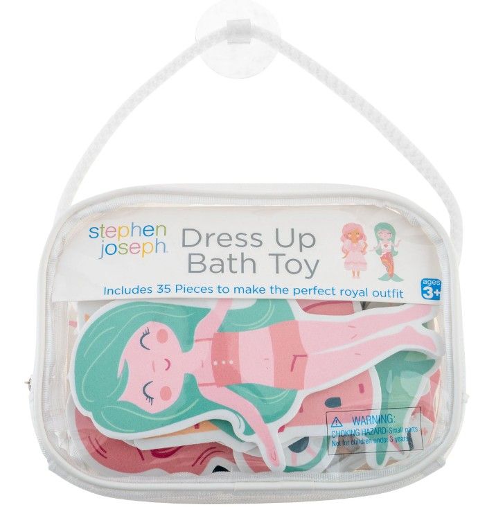 Dress Up Bath Toy, Girl/Mermaid